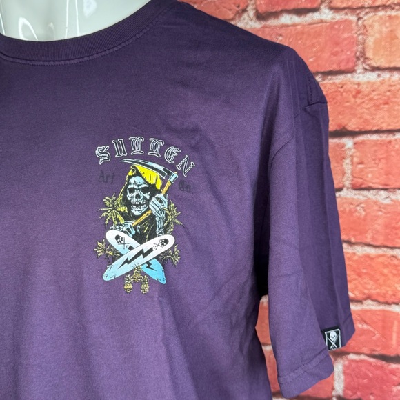 Sullen Art Collective Men’s Graphic T-shirt - Purple -Size: XLarge- NWT - Picture 5 of 14